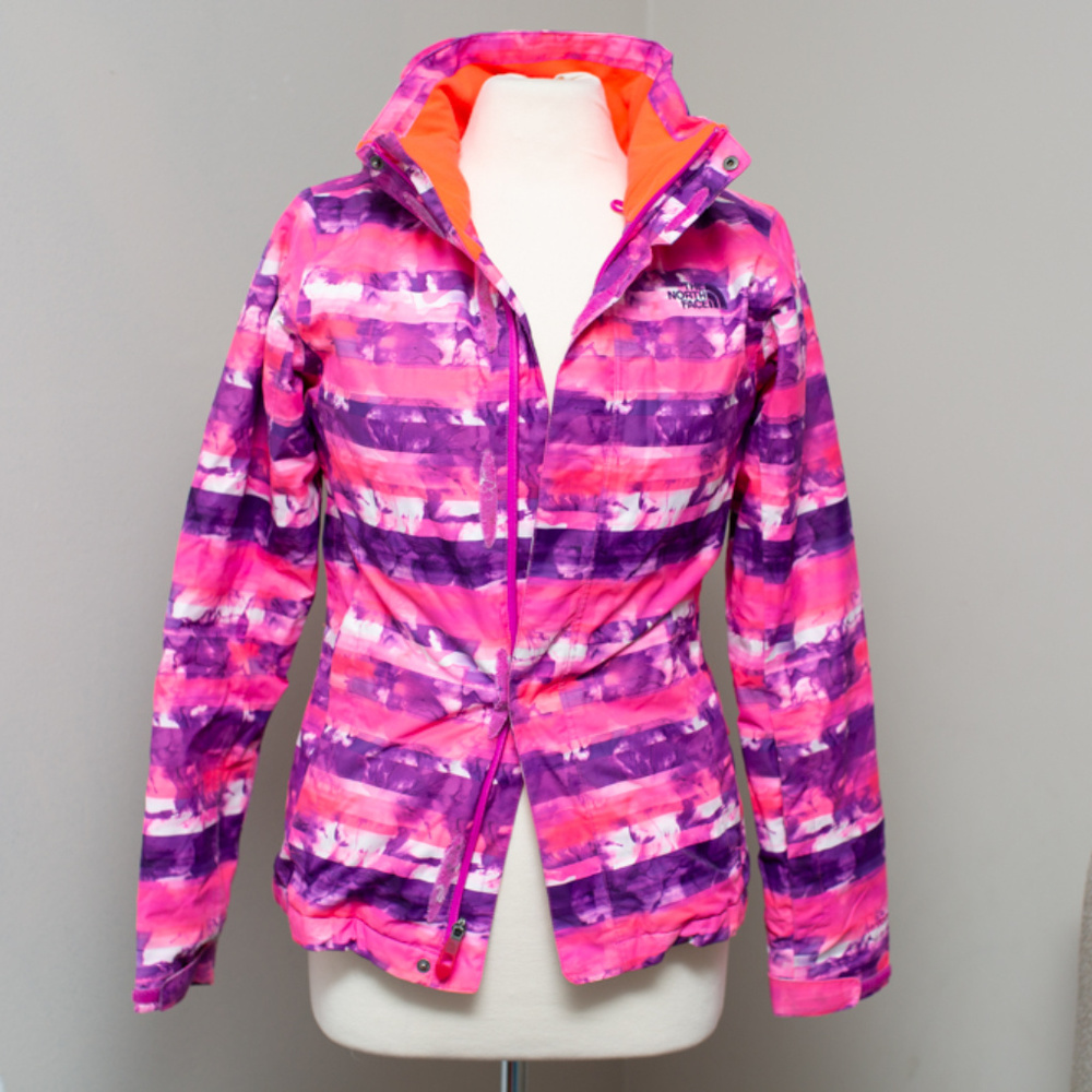 The North Face Coat Pink and Purple and Neon Coral